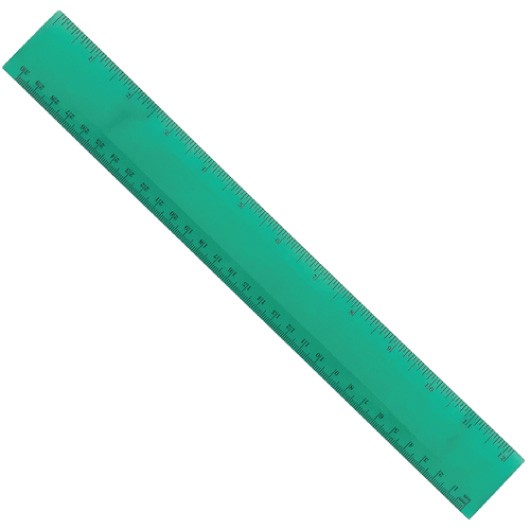 Plastic Rulers green